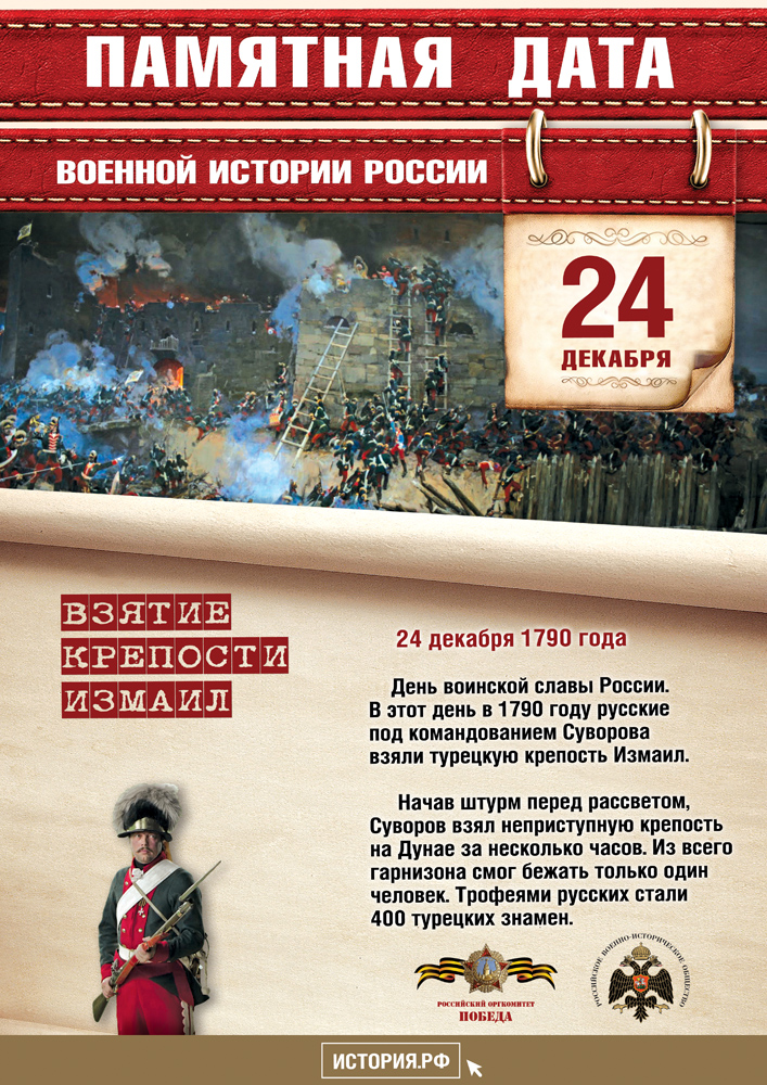 Памятные Даты А3 24 декабря